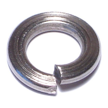 MIDWEST FASTENER Split Lock Washer, For Screw Size 7/16 in 18-8 Stainless Steel, Plain Finish, 50 PK 53637